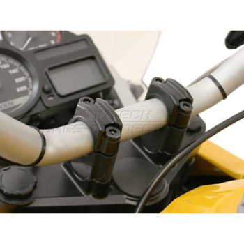 Rehausseur guidon 28mm SW-Motech +30mm BMW R1200GS/F800GS