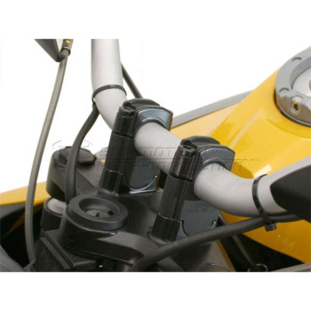 Rehausseur guidon 28mm SW-Motech +30mm BMW R1200GS/F800GS