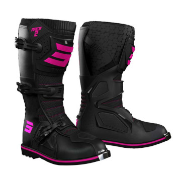 Bottes moto cross Enfant Shot RACE 2 KID BLACK PINK