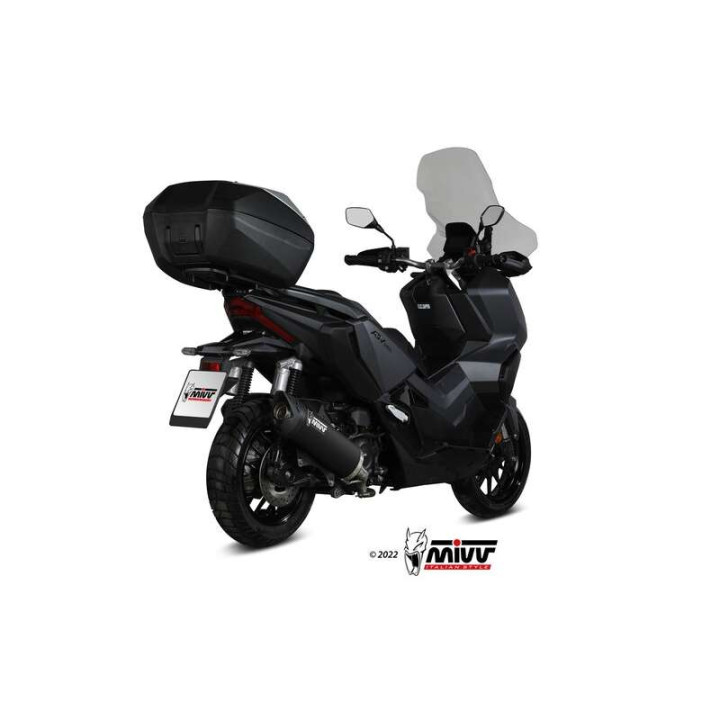 Silencieux Mivv MOVER Inox noir (MV.HO.0004.LV) Honda SH350/ADV 350