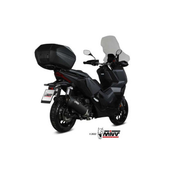Silencieux Mivv MOVER Inox noir (MV.HO.0004.LV) Honda SH350/ADV 350