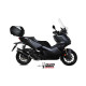 Silencieux Mivv MOVER Inox noir (MV.HO.0004.LV) Honda SH350/ADV 350
