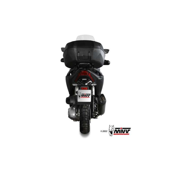 Silencieux Mivv MOVER Inox noir (MV.HO.0004.LV) Honda SH350/ADV 350