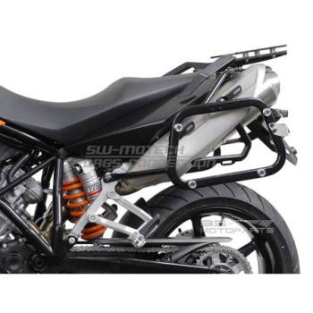 Supports latéraux SW-Motech QUICK-LOCK EVO pour KTM 990 SM/SMR/SMT et 950 SM