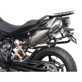 Supports latéraux SW-Motech QUICK-LOCK EVO pour KTM 990 SM/SMR/SMT et 950 SM