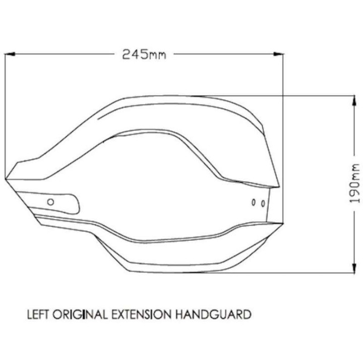 Extensions de protège-mains Puig (3763) F750/800/850GS R1200/1250GS