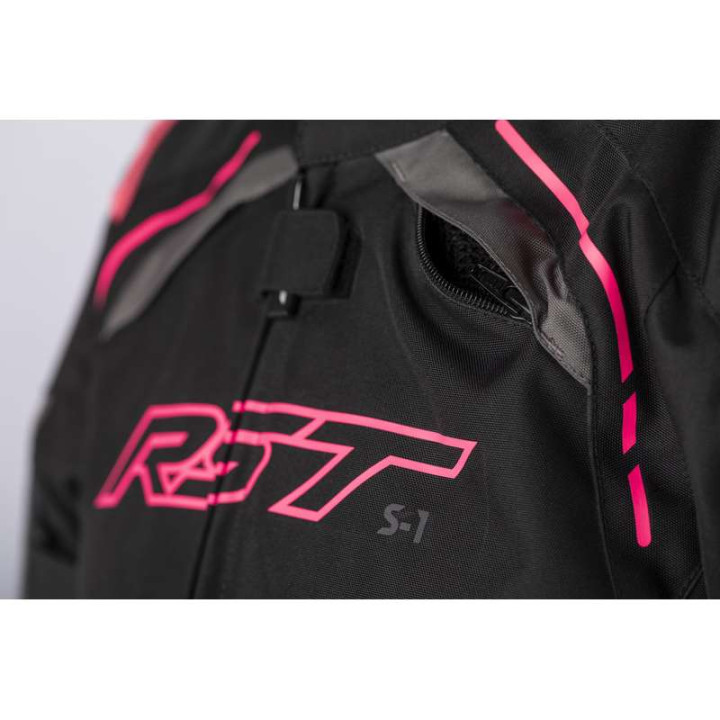 Veste femme moto RST S-1 CE Rose