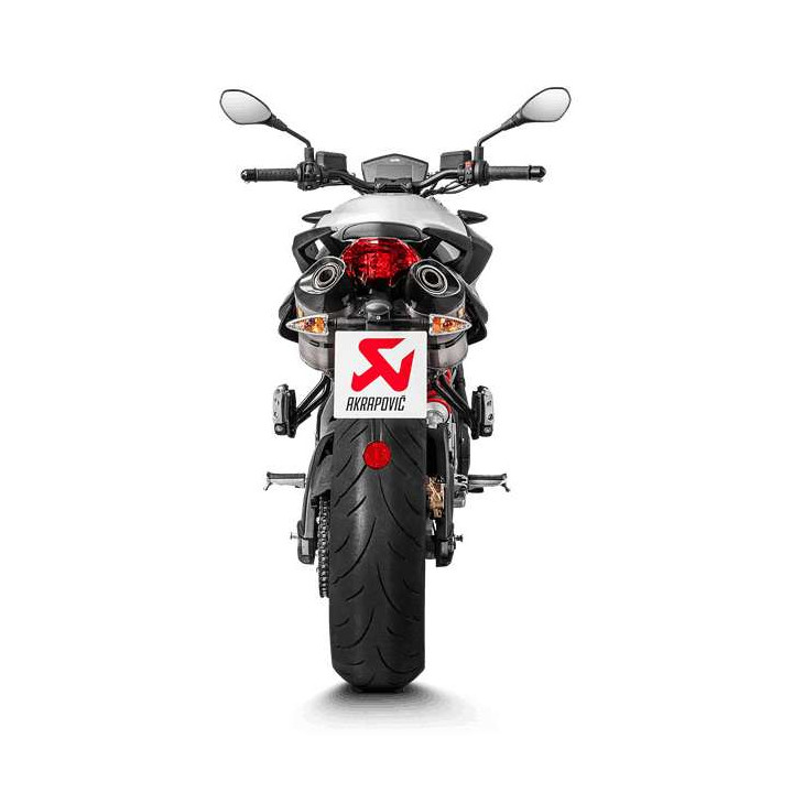 Silencieux homologué Akrapovic Titane Aprilia SHIVER 900 17-