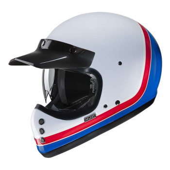Casque moto HJC V60 SCOBY BLEU/BLANC/ROUGE
