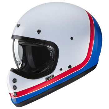 Casque moto HJC V60 SCOBY BLEU/BLANC/ROUGE Casque moto HJC V60 SCOBY BLEU/BLANC/ROUGE