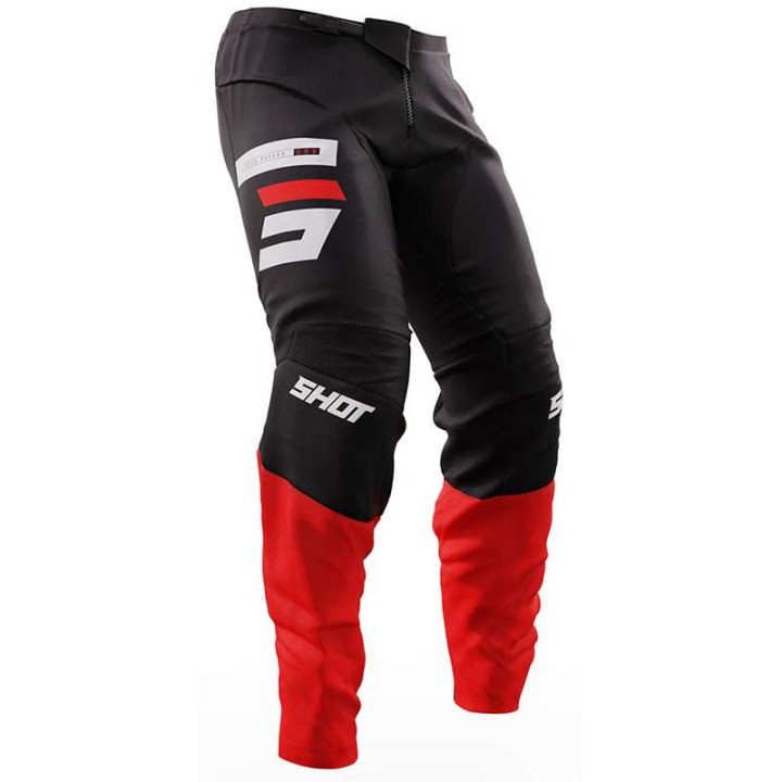 Pantalon moto cross Shot DEVO REFLEX ROUGE