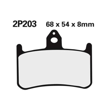 Plaquettes de frein semi-metal Nissin 2P203 NS