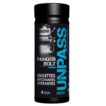 UNPASS Thunderbolt cleaning wipes x35 + microfiber