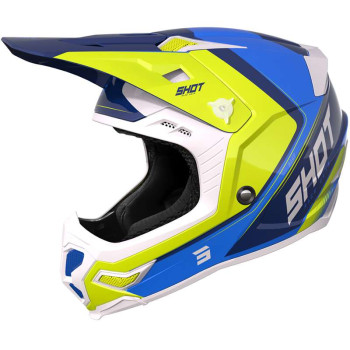 Casque cross Shot CORE FAST BLUE PEARLY