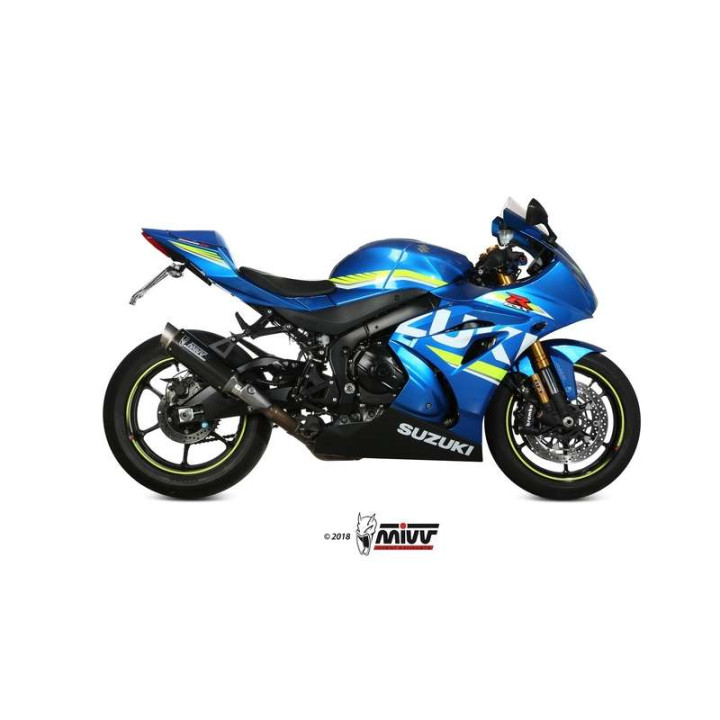 Silencieux homologué Mivv GP PRO Carbone (S.050.L2P) Suzuki GSX-R1000/R