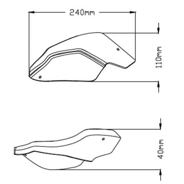 Extensions de protège-mains Puig (3589) KTM 790 ADVENTURE