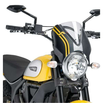 Pare-brise Puig NAKED NEW GENERATION Carbone (8192) Ducati SCRAMBLER