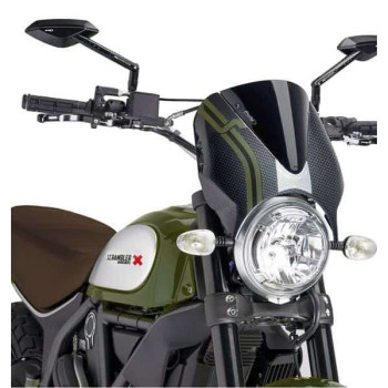 Pare-brise Puig NAKED NEW GENERATION Carbone (8192) Ducati SCRAMBLER