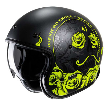 Casque moto HJC V31 DESTO NOIR/JAUNE Casque moto HJC V31 DESTO NOIR/JAUNE
