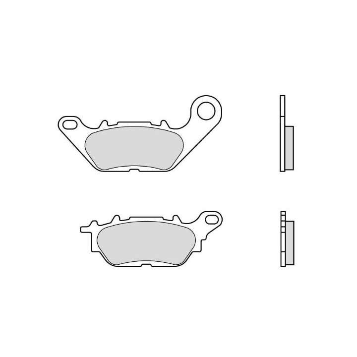 Plaquettes de frein organique BREMBO 07114CC