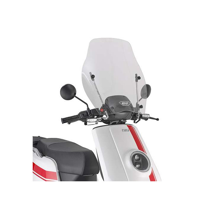 Pare-brise incolore Givi (D1155ST+A8960A) NIU NQI