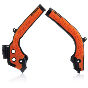 Protections cadre Acerbis X-GRIP Noir/Orange KTM SX/SX-F 2016