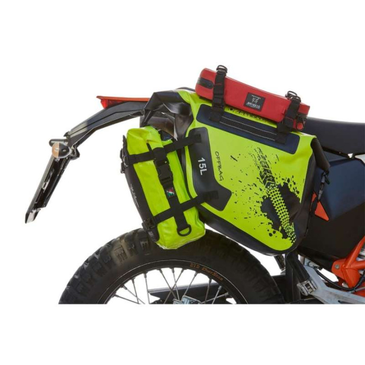 Sacoche étanche pour pare-carter Amphibious MULTYBAG Jaune 5 litres