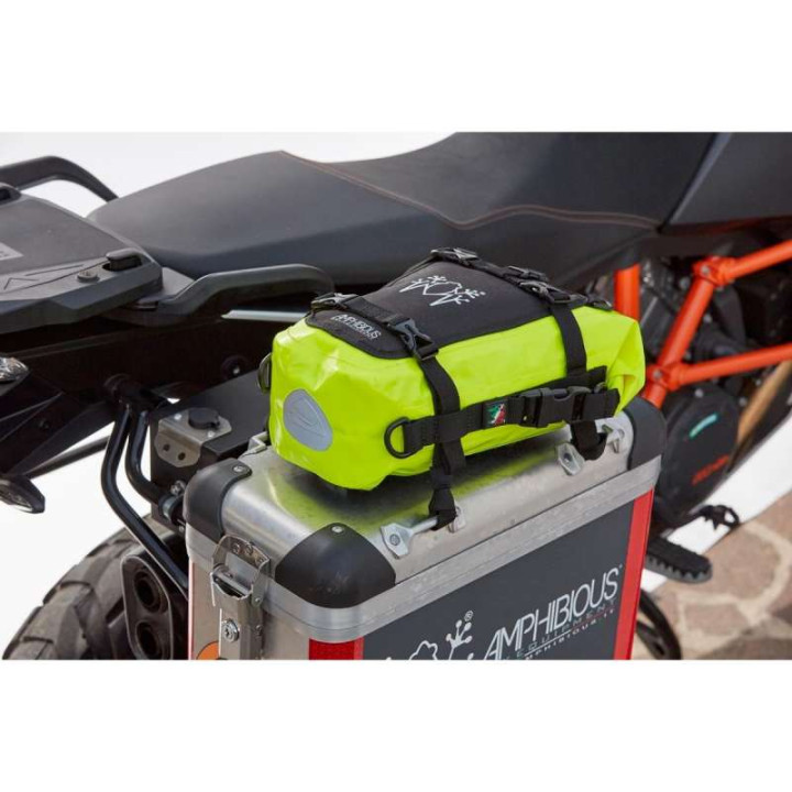 Sacoche étanche pour pare-carter Amphibious MULTYBAG Jaune 5 litres