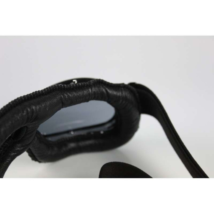 Vintage Nannini BIKER sunglasses Black/Ruthenium, smoked lenses