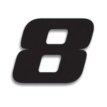 Numéros de course 8 (x3) SX 200x250mm Numéros de course 8 (x3) SX 200x250mm