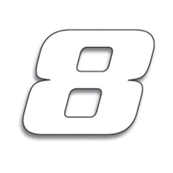 Numéros de course 8 (x3) SX 200x250mm Numéros de course 8 (x3) SX 200x250mm