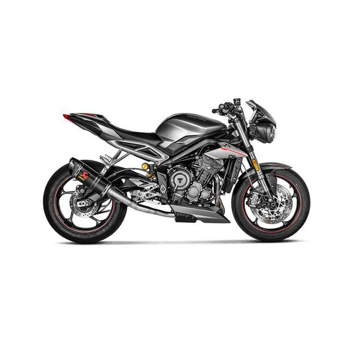 Silencieux Akrapovic Carbone Triumph STEET TRIPLE 765 S/R/RS 17-