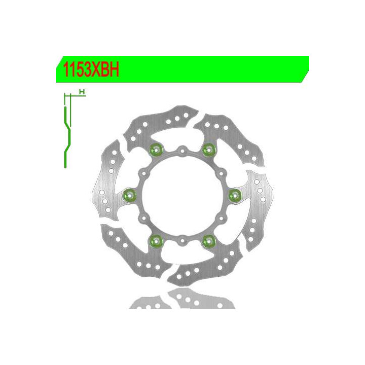 Front brake disc NG 1153XBH YZ 17-18/YZF 16-18