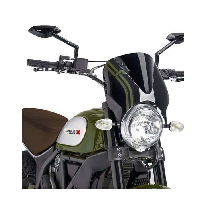 Pare-brise Puig NAKED NEW GENERATION Noir (7652) Ducati SCRAMBLER