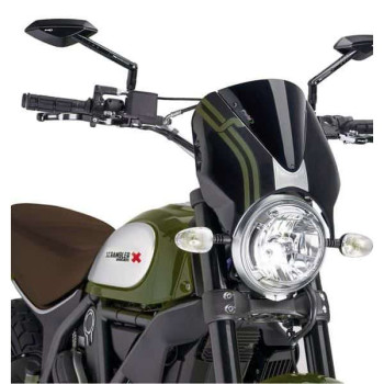 Pare-brise Puig NAKED NEW GENERATION Noir (7652) Ducati SCRAMBLER
