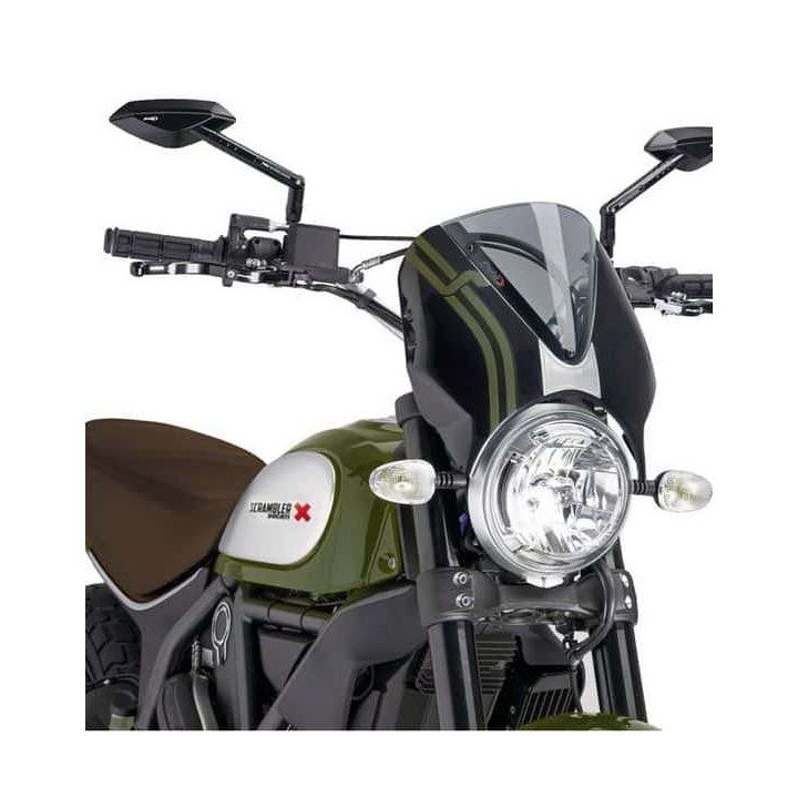 Pare-brise Puig NAKED NEW GENERATION Noir (7652) Ducati SCRAMBLER