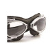 Vintage Nannini STREETFIGHTER sunglasses Black/Matte Chrome, clear lenses