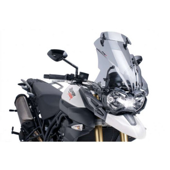 Pare-brise réglable +13cm fumé claire Puig (5918H) Triumph TIGER 800