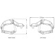 Extensions de protège-mains Puig (8948) CRF1000L AFRICA TWIN