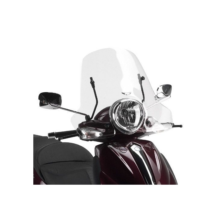 Pare-brise incolore Givi (106A+A106A) Piaggio BEVERLY TOURER 08-10