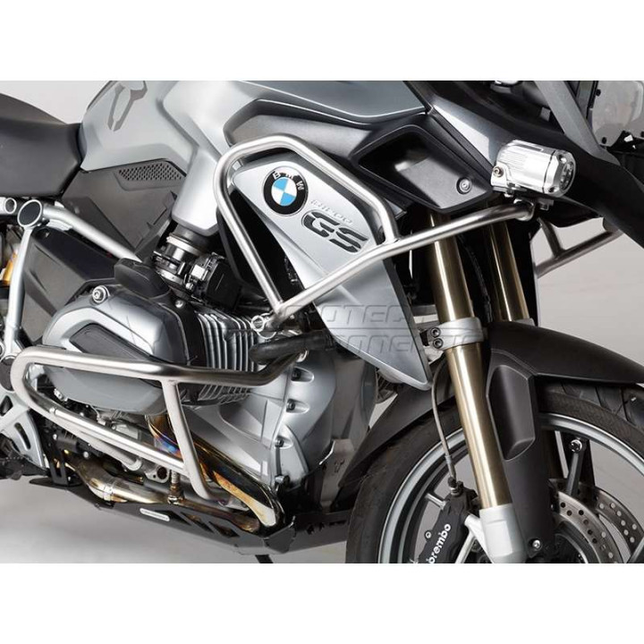 Pare-carters supérieurs acier inox SW-Motech BMW R1200GS LC 13-16