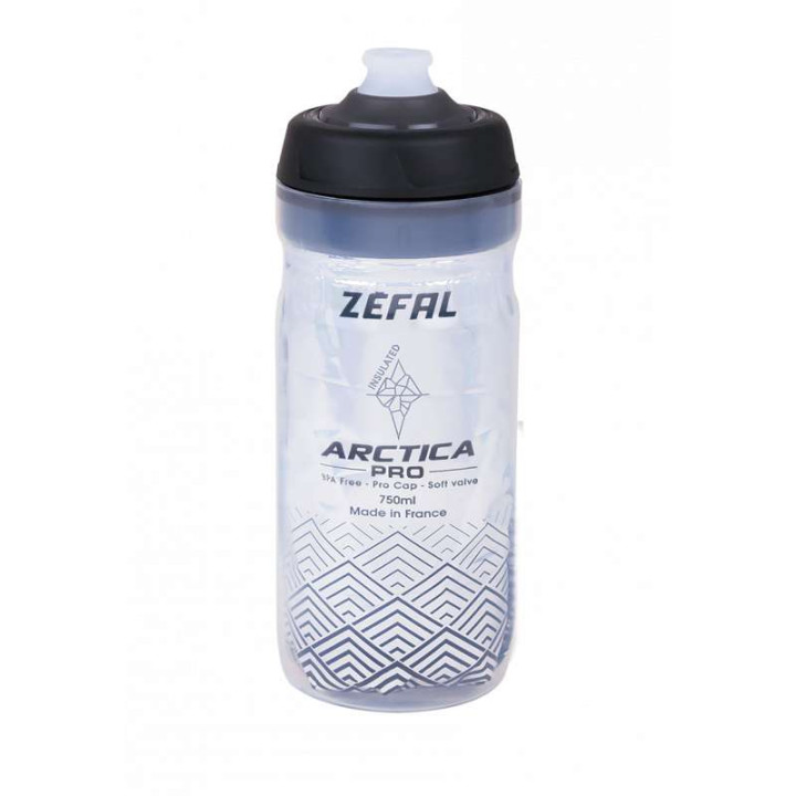 Bidon vélo Isotherme ZEFAL ARCTICA PRO 55 NOIR 550ml