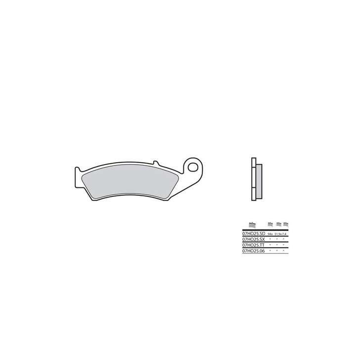 BREMBO organic brake pads 07HO2506