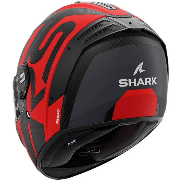 Motorcycle helmet Shark SPARTAN RS CARBON SHAWN MAT Black/Red