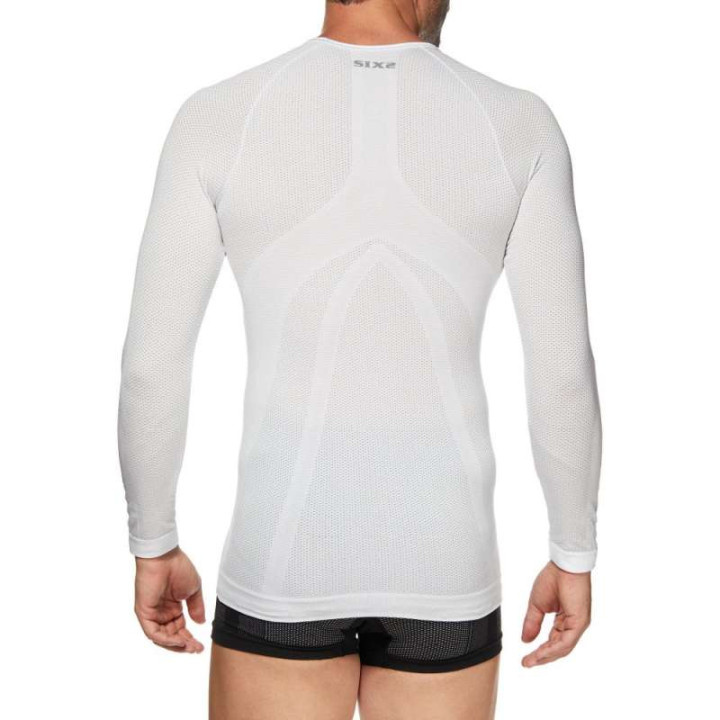 Maillot thermique moto SIXS TS2 WHITE CARBON
