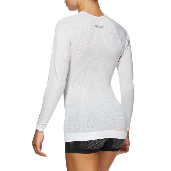 Maillot thermique moto SIXS TS2 WHITE CARBON