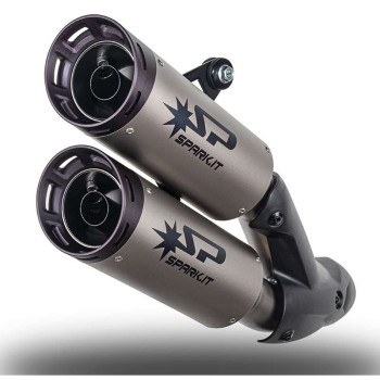 SPARK DYNO Titanium/Black DUCATI MONSTER 937 approved muffler
