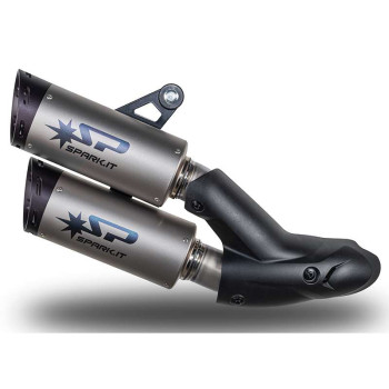 SPARK DYNO Titanium/Black DUCATI MONSTER 937 approved muffler