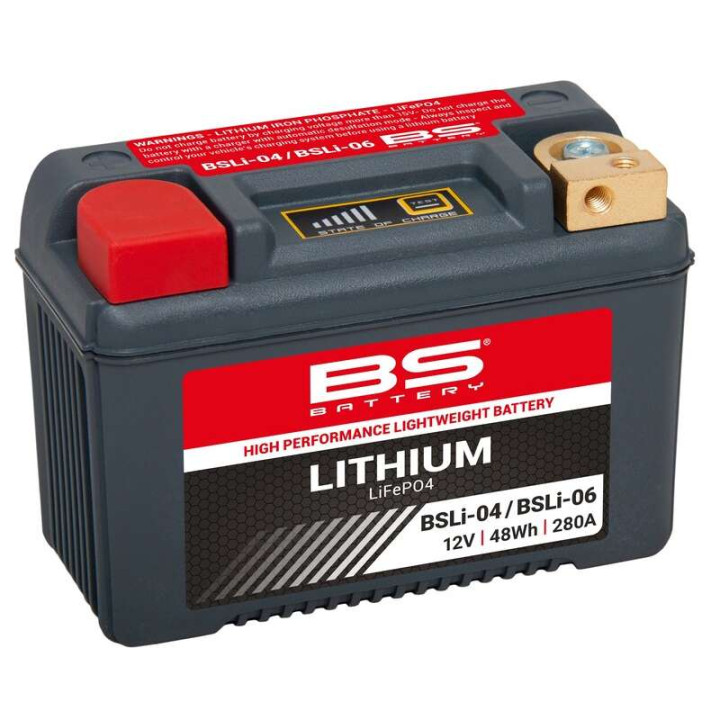 BS BSLI-04/06 Lithium battery - YTZ10S/YTZ12S/YTX14AH/YTZ14S