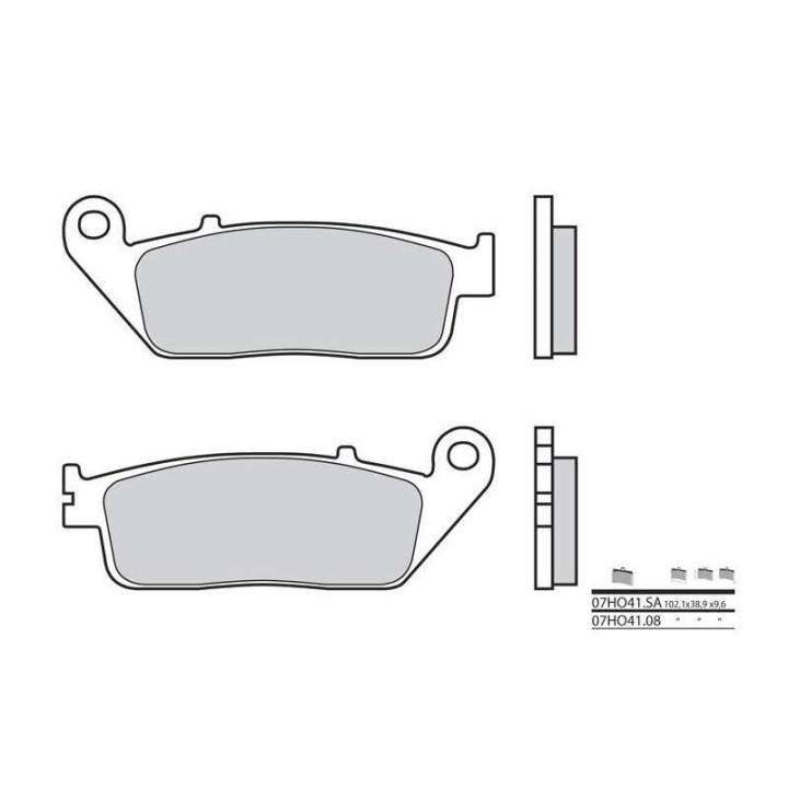 Brembo sinter brake pads 07HO41SA
